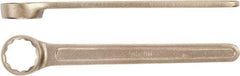 Ampco - 80mm 12 Point Box Wrench - Single End, Aluminum Bronze, Plain Finish - Exact Tool & Supply