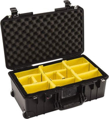 Pelican Products, Inc. - 13-31/32" Wide x 8-63/64" High, Aircase w/Divider - Black - Exact Tool & Supply