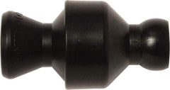 Loc-Line - 10 Piece, 1/4" ID Coolant Hose In-Line Check Valve - Female to Ball Connection, Acetal Copolymer Body, Unthreaded, Use with Loc-Line Modular Hose Systems - Exact Tool & Supply