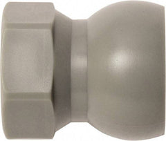 Loc-Line - 20 Piece, 1/2" Hose ID, Female to Male Coolant Hose SAE Flare Nut Adapter - 3/8" Pipe Thread, For Loc-Line Modular Hose Systems - Exact Tool & Supply