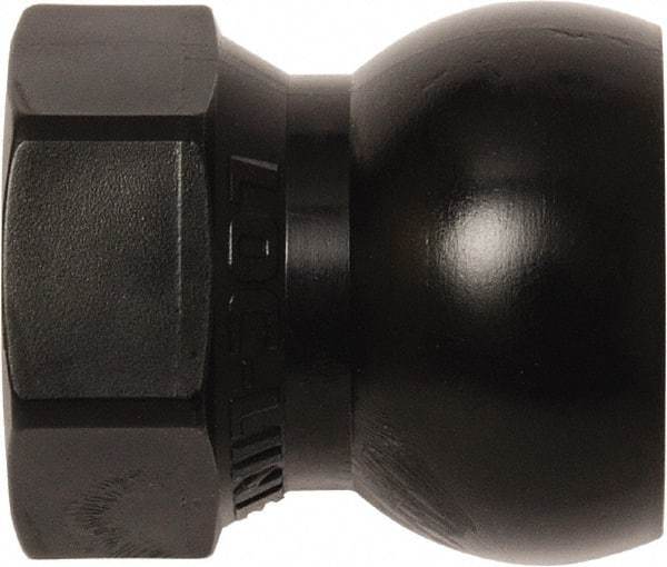 Loc-Line - 20 Piece, 1/2" Hose ID, Female to Male Coolant Hose SAE Flare Nut Adapter - 3/8" Pipe Thread, For Loc-Line Modular Hose Systems - Exact Tool & Supply