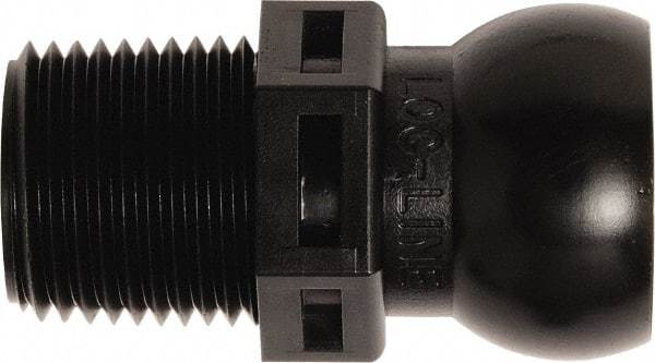 Loc-Line - 50 Piece, 3/8" Hose ID, Male to Female Coolant Hose Connector - 3/8" NPT, For Loc-Line Modular Hose Systems - Exact Tool & Supply