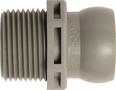 Loc-Line - 50 Piece, 3/4" Hose ID, Male to Female Coolant Hose Connector - 3/4" NPT, For Loc-Line Modular Hose Systems - Exact Tool & Supply