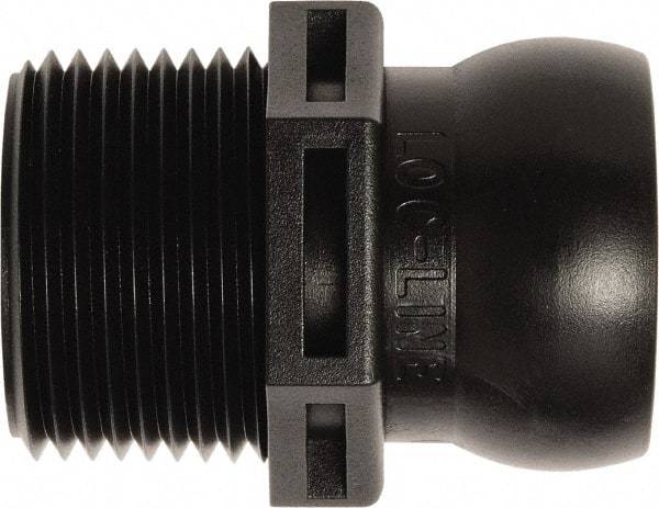 Loc-Line - 50 Piece, 3/4" Hose ID, Male to Female Coolant Hose Connector - 3/4" NPT, For Loc-Line Modular Hose Systems - Exact Tool & Supply