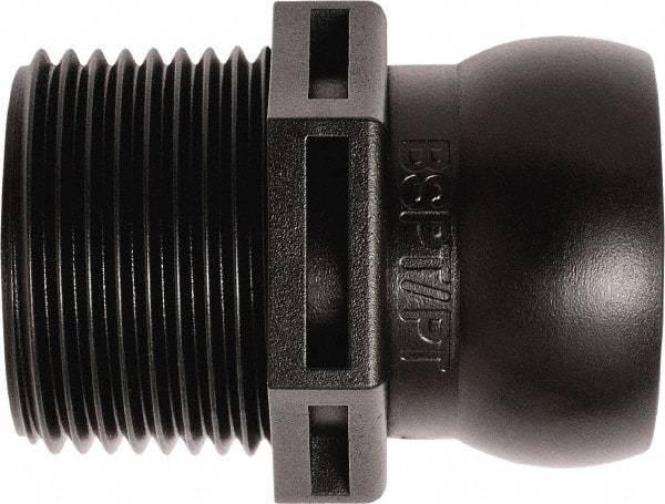 Loc-Line - 50 Piece, 3/4" Hose ID, Male to Female Coolant Hose Connector - 3/4" BSPT, For Loc-Line Modular Hose Systems - Exact Tool & Supply
