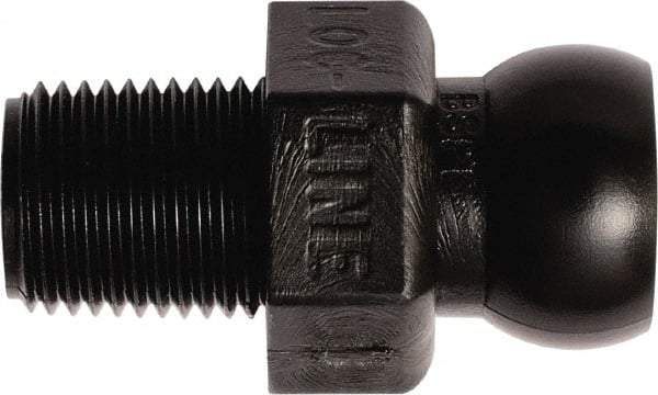 Loc-Line - 50 Piece, 1/8" Hose ID, Male to Female Coolant Hose Connector - 1/8" BSPT, For Loc-Line Modular Hose Systems - Exact Tool & Supply