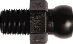 Loc-Line - 50 Piece, 1/8" Hose ID, Male to Female Coolant Hose Connector - 1/8" BSPT, For Loc-Line Modular Hose Systems - Exact Tool & Supply
