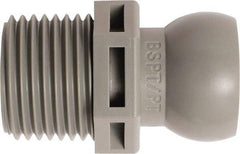 Loc-Line - 50 Piece, 1/2" Hose ID, Male to Female Coolant Hose Connector - 1/2" BSPT, For Loc-Line Modular Hose Systems - Exact Tool & Supply