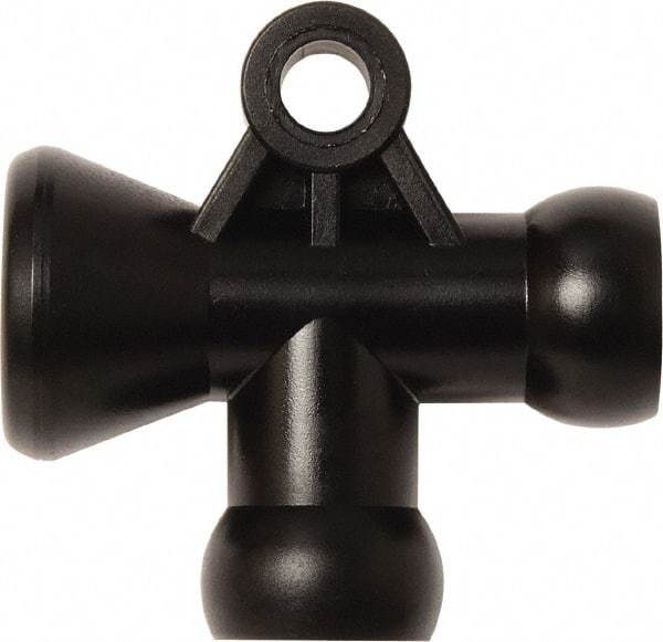 Loc-Line - 1/4" Hose Inside Diam, Coolant Hose T-Fitting - For Use with Loc-Line Modular Hose System, 20 Pieces - Exact Tool & Supply