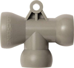 Loc-Line - 1/2" Hose Inside Diam, Coolant Hose T-Fitting - For Use with Loc-Line Modular Hose System, 20 Pieces - Exact Tool & Supply