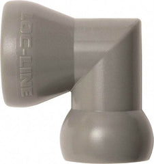Loc-Line - 1/2" Hose Inside Diam, Coolant Hose Elbow - For Use with Loc-Line Modular Hose System, 20 Pieces - Exact Tool & Supply