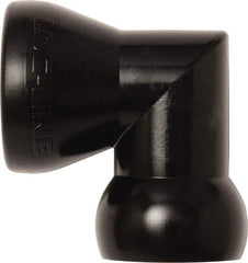 Loc-Line - 1/2" Hose Inside Diam, Coolant Hose Elbow - For Use with Loc-Line Modular Hose System, 20 Pieces - Exact Tool & Supply