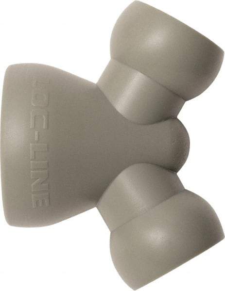 Loc-Line - 1/2" Hose Inside Diam, Coolant Hose Y-Reducer - For Use with Loc-Line Modular Hose System, 20 Pieces - Exact Tool & Supply