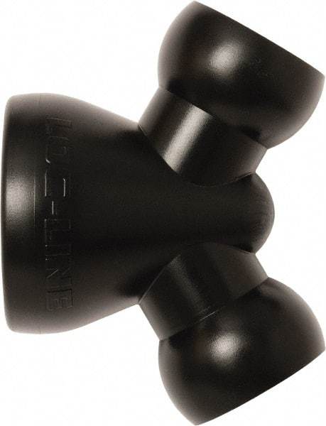 Loc-Line - 1/2" Hose Inside Diam, Coolant Hose Y-Reducer - For Use with Loc-Line Modular Hose System, 20 Pieces - Exact Tool & Supply