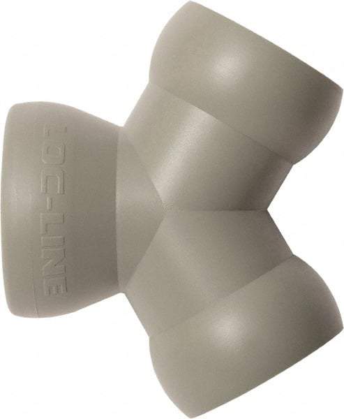 Loc-Line - 3/4" Hose Inside Diam, Coolant Hose Y-Fitting - For Use with Loc-Line Modular Hose System, 20 Pieces - Exact Tool & Supply