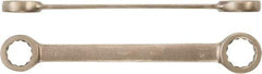 Ampco - 1-3/16" x 1-1/4" 12 Point Box Wrench - Double End, Aluminum Bronze, Plain Finish - Exact Tool & Supply