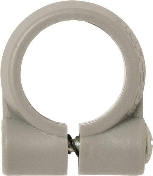 Loc-Line - Unthreaded, 1/4" Hose Inside Diam, Coolant Hose Element Clamp - For Use with 1/4" Loc-Line Modular Hose System, 20 Pieces - Exact Tool & Supply