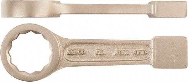 Ampco - 3" 12 Point Striking Box Wrench - Single End, Aluminum Bronze, Plain Finish - Exact Tool & Supply
