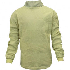 National Safety Apparel - Size XL Yellow Cut Resistant Long Sleeve T-Shirt - Exact Tool & Supply