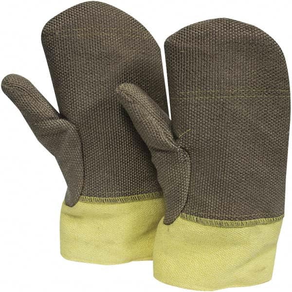 National Safety Apparel - Size Universal Nomex/Wool Lined High-Temp Fyberbest Heat Resistant Mitten - Exact Tool & Supply