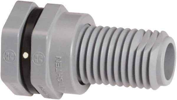 Hayward - 2" CPVC Plastic Pipe Bulkhead Tank Adapter - Schedule 80, Thread x Thread End Connections - Exact Tool & Supply