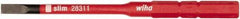 Wiha - 3mm Blade, 15/64" Drive Slotted Screwdriver Bit - 2-61/64" OAL - Exact Tool & Supply