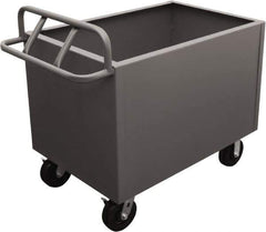 Durham - 2,000 Lb Load Capacity, Steel Box Truck - 36" Wide x 24" Long x 29-1/2" High, Gray - Exact Tool & Supply