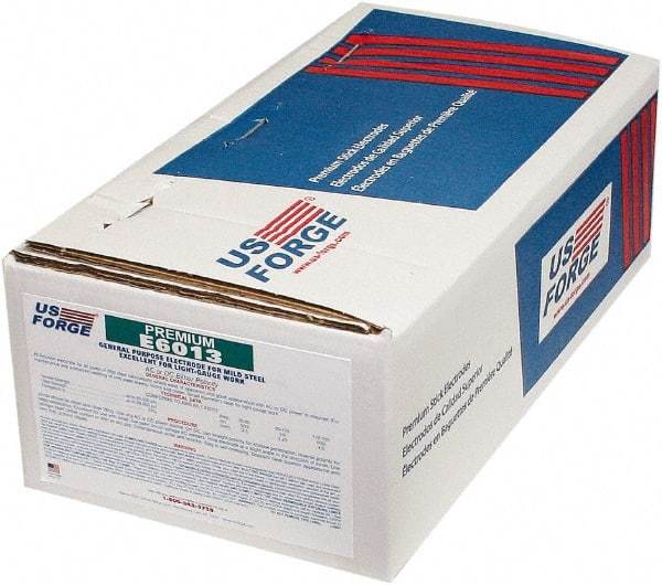 Made in USA - 14" Long, 5/32" Diam, Mild Steel Arc Welding Electrode - E6013 - Exact Tool & Supply