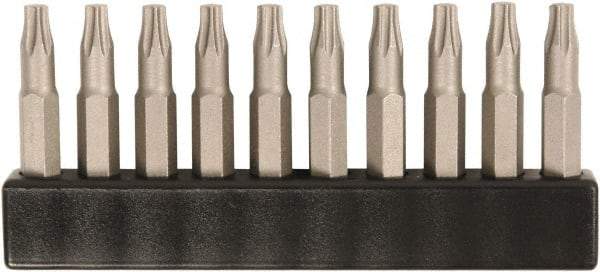 Wiha - 1/4" Drive T1 Torx Screwdriver Bit - 28mm OAL - Exact Tool & Supply