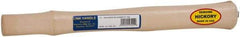 Made in USA - 14" Long Replacement Handle for Blacksmith Hammers - 1-3/16" Eye Length x 11/16" Eye Width, Hickory, Material Grade Type A - Exact Tool & Supply