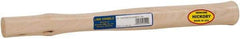 Made in USA - 16" Long Replacement Handle for Blacksmith Hammers - 1-1/4" Eye Length x 1" Eye Width, Hickory, Material Grade Type A - Exact Tool & Supply