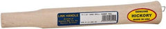 Made in USA - 10-1/2" Long Replacement Handle for Sledge Hammers - 1" Eye Length x 3/4" Eye Width, Hickory, 2 to 4 Lb Capacity, Material Grade Type A - Exact Tool & Supply