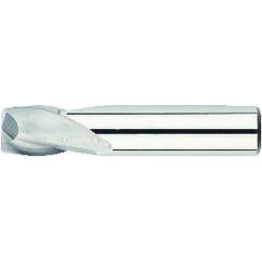 1/2 Dia. x 2-1/2 Overall Length 2-Flute Square End Solid Carbide SE End Mill-Round Shank-Center Cut-Uncoated - Exact Tool & Supply