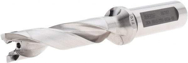 Iscar - 0.512" to 0.528" Diam, 5xD, 2.56" Max Depth, 5/8" Shank Diam, 5.14" OAL, Replaceable-Tip Drill - FCP, ICK, ICK-2M, ICM, ICP, iCP-2M Insert, 92819580 Toolholder, Series SumoCham - Exact Tool & Supply