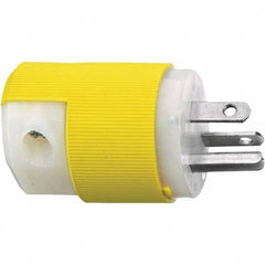 Hubbell Wiring Device-Kellems - Straight Blade Plugs & Connectors Connector Type: Plug Grade: Industrial - Exact Tool & Supply