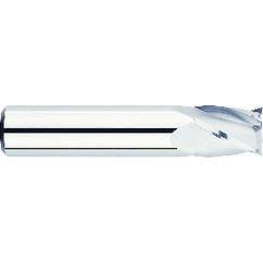 1/2 Dia. x 2-1/2 Overall Length 4-Flute Square End Solid Carbide SE End Mill-Round Shank-Center Cut-Uncoated - Exact Tool & Supply