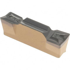 Iscar - 5004HFPR Grade IC8250, 5mm Cutting Width Carbide Grooving Insert - 2.5mm Max Depth of Cut, Right Hand, 0.4mm Corner Radius, TiCN/Al2O3/TiN Finish - Exact Tool & Supply