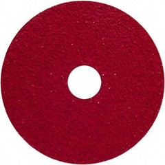 Norton - 7" Diam 7/8" Hole 24 Grit Fiber Disc - Very Coarse Grade, Ceramic Alumina - Exact Tool & Supply
