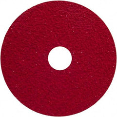 Norton - 7" Diam 7/8" Hole 60 Grit Fiber Disc - Coarse Grade, Ceramic Alumina - Exact Tool & Supply