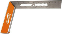 SAVAGE by SWANSON - 9" Blade Length, 9mm Base Length Aluminum & Stainless Steel (Blade) Square - Exact Tool & Supply