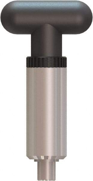Value Collection - 1/2" Pin Diam, 0.57" Usable Length, T Handle Quick Release Pin - 4.65" OAL - Exact Tool & Supply