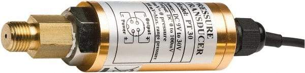 Extech - 30 Max psi, NPT Connection Pressure Transducer - 1/4" Thread - Exact Tool & Supply