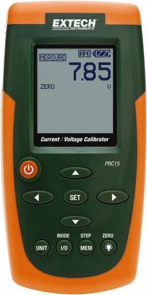 Extech - 0 VDC to 20 VDC, Current Calibrator - LCD Display, +/-0.01% Basic DC Accuracy, AA Power Supply - Exact Tool & Supply