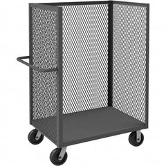 Durham - 2,000 Lb Capacity 1-Shelf 3-Sided Mesh Truck - Exact Tool & Supply