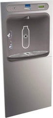 ELKAY - 8 GPH Cooling Capacity In Wall Recessed Water Cooler & Fountain - In-Wall, 20 to 105 psi, 0.20 hp, Stainless Steel - Exact Tool & Supply