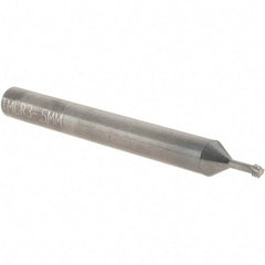 Scientific Cutting Tools - M3x0.50 Metric Coarse, 0.09" Cutting Diam, 3 Flute, Solid Carbide Helical Flute Thread Mill - Internal Thread, 0.225" LOC, 2-1/2" OAL, 1/4" Shank Diam - Exact Tool & Supply
