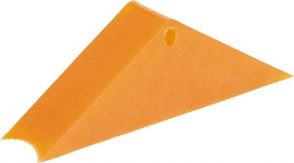 Vestil - 2-1/4" Wide x 3-5/8" High x 11" Deep, Plastic Wheel Chock - Exact Tool & Supply