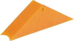 Vestil - 2-1/4" Wide x 3-5/8" High x 11" Deep, Plastic Wheel Chock - Exact Tool & Supply