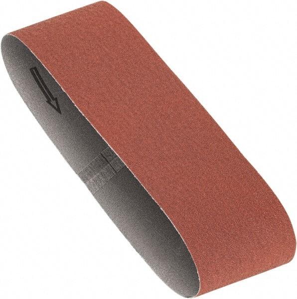 Porter-Cable - 3" Wide x 18" OAL, 50 Grit, Aluminum Oxide Abrasive Belt - Aluminum Oxide, Coarse, Coated, X Weighted Cloth Backing, Dry - Exact Tool & Supply