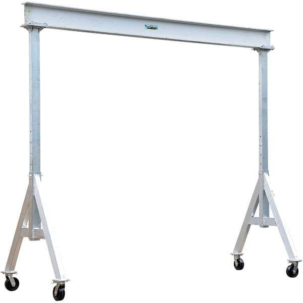 Vestil - 6,000 Lb Load Capacity, Aluminum Gantry Crane - Exact Tool & Supply